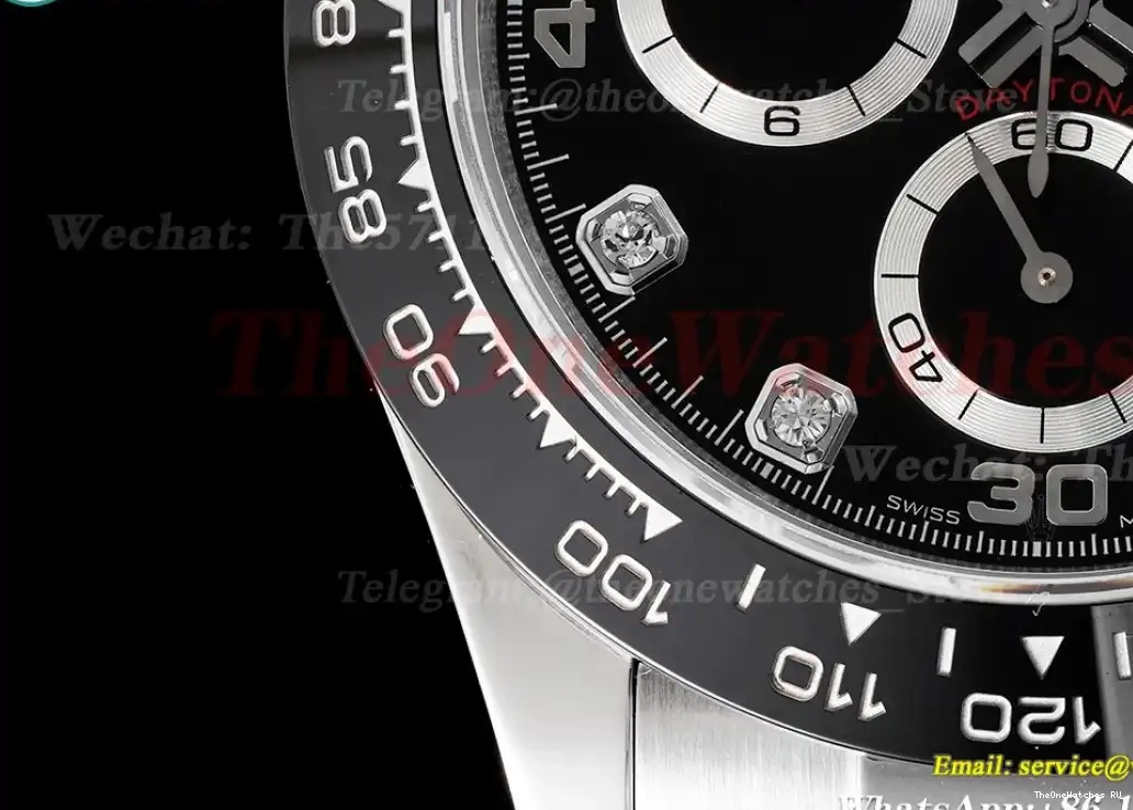 Dia 40mm SS KING SA4130 Daytona RU 116519 Black 0520